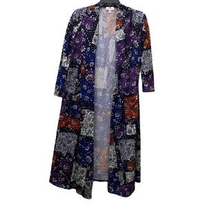 3/$15 Lularoe Sarah Multicolor Floral Cardigan